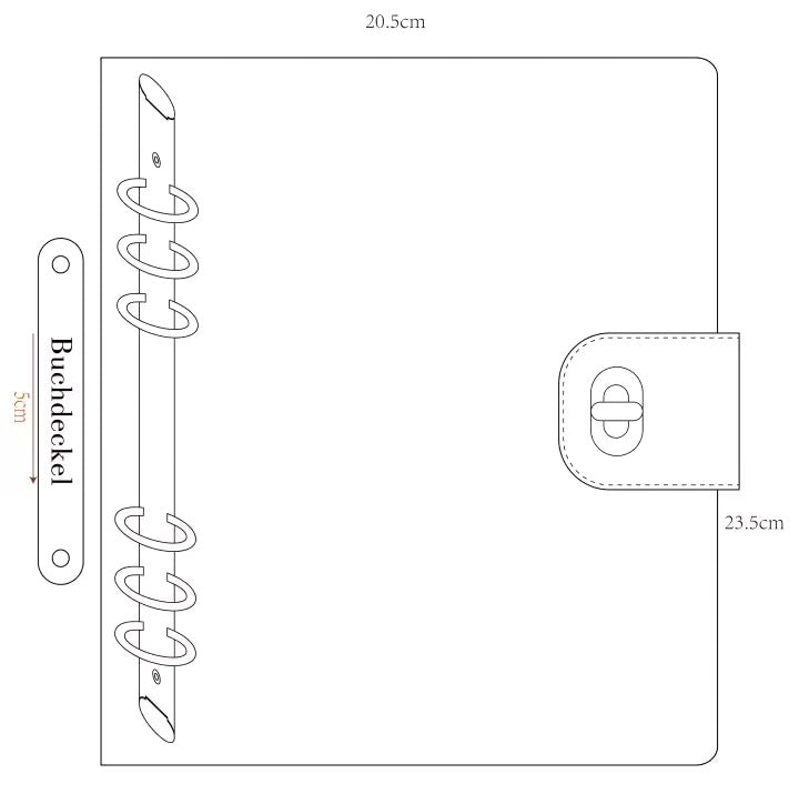 Buchdeckel's Binder für Collectibles