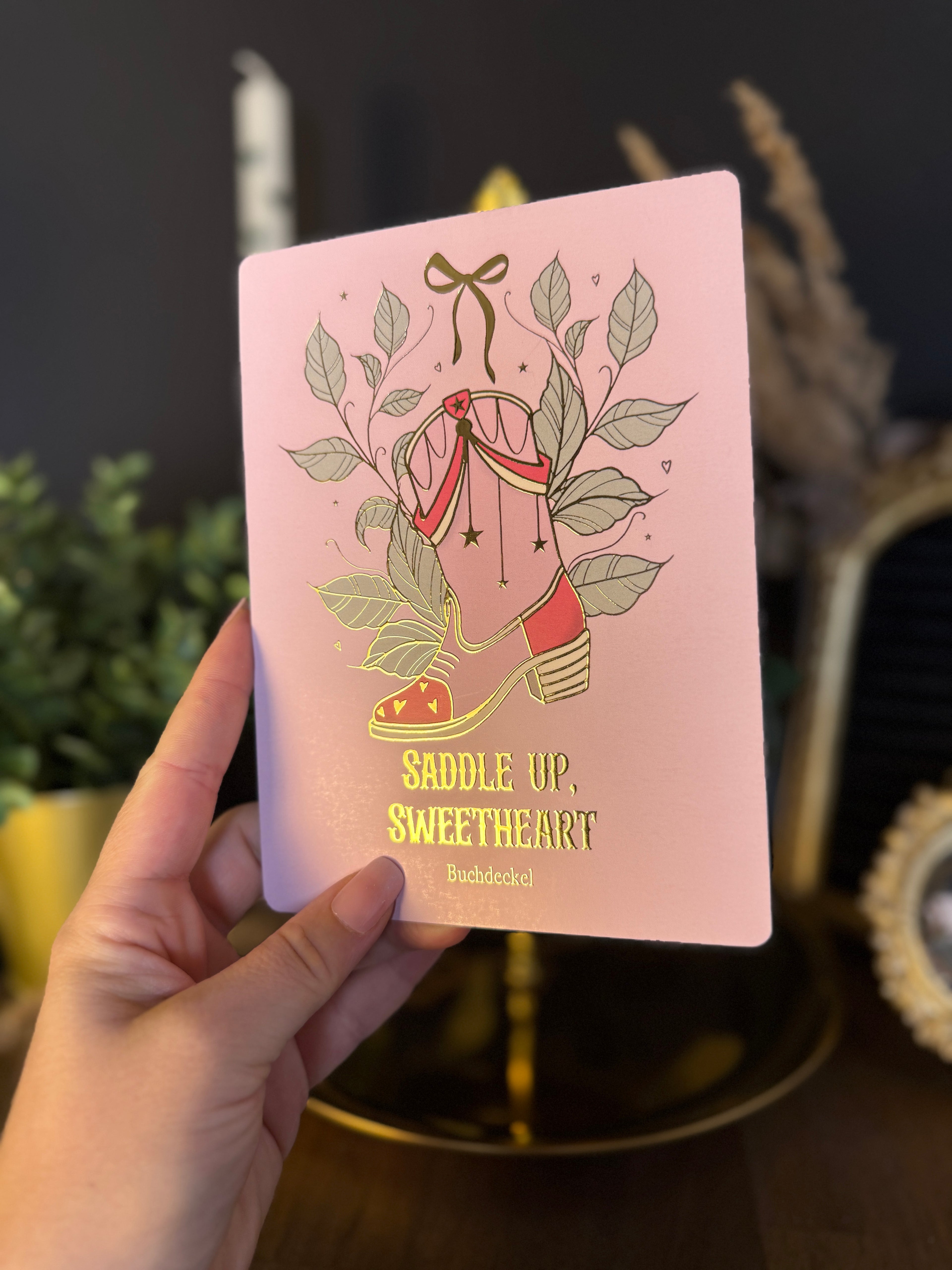 E-Reader Einleger Cowboy ( Rosa )