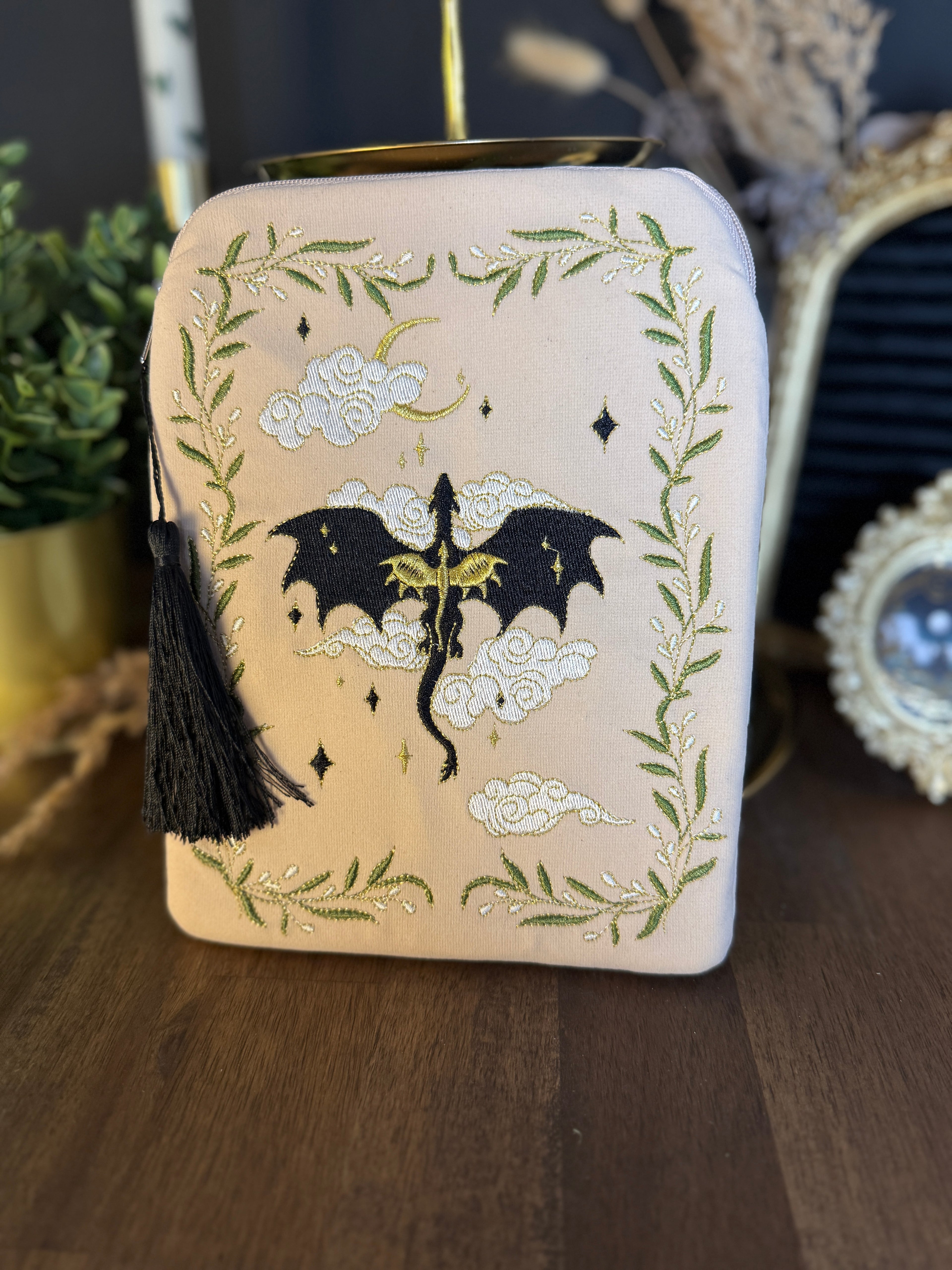 E-Reader Tasche Drache ( Beige )