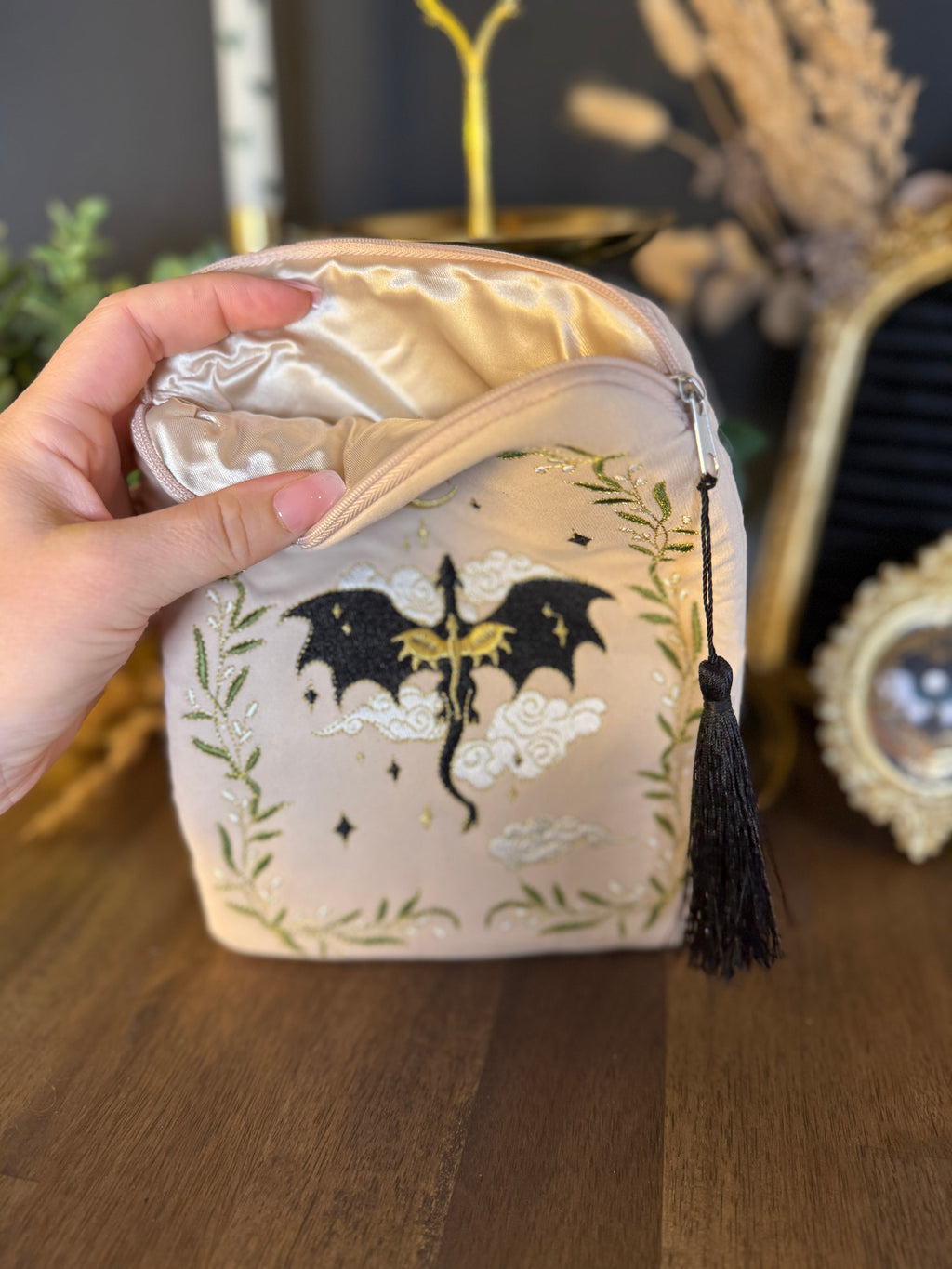 E-Reader Tasche Drache ( Beige )