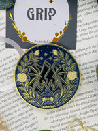 Phone Grip strukturierte Oberfläche Gold "Berge"