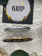 Phone Grip strukturierte Oberfläche Altgold "Berge"