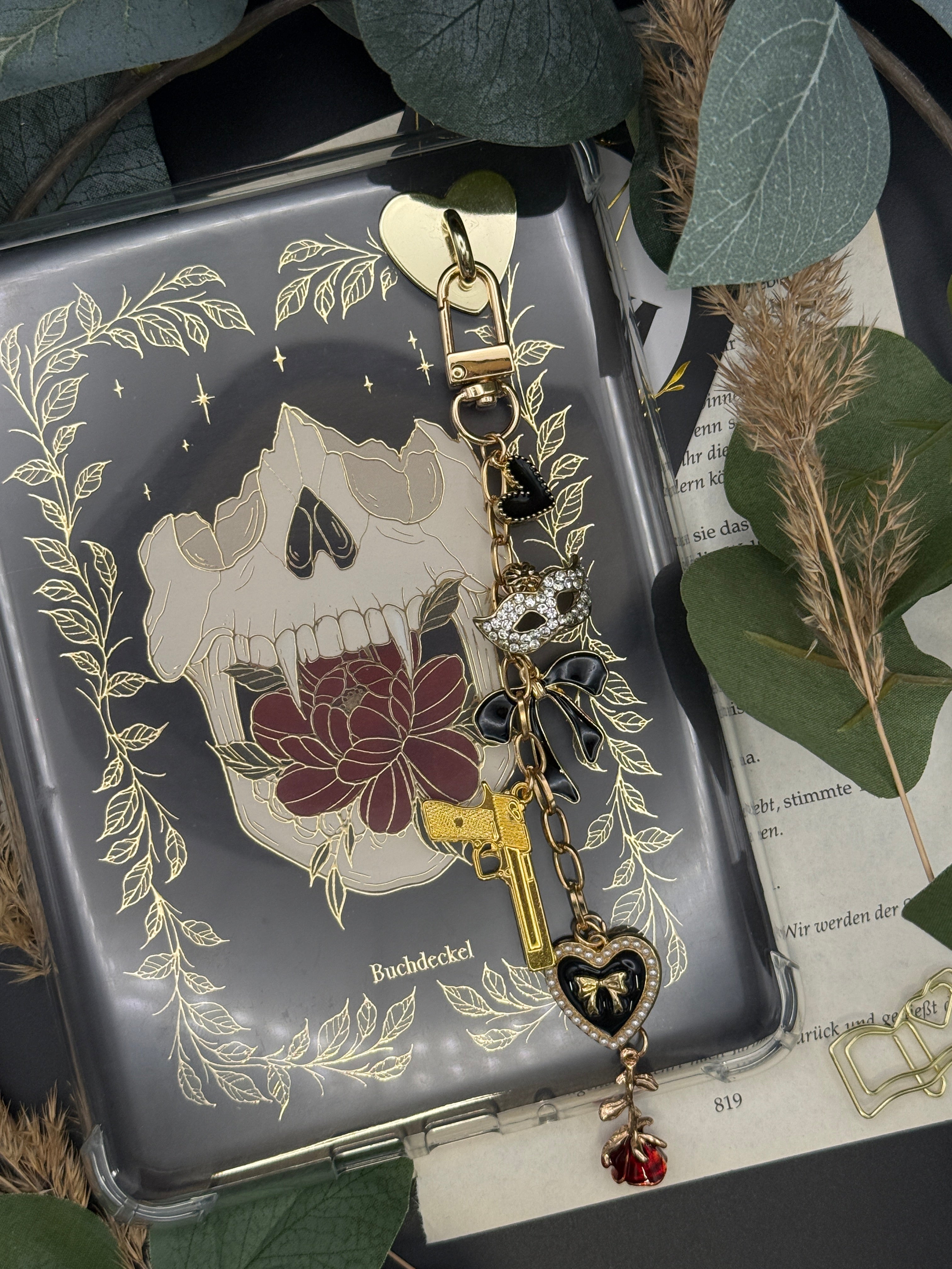 Charm Kette "Dark Romance"