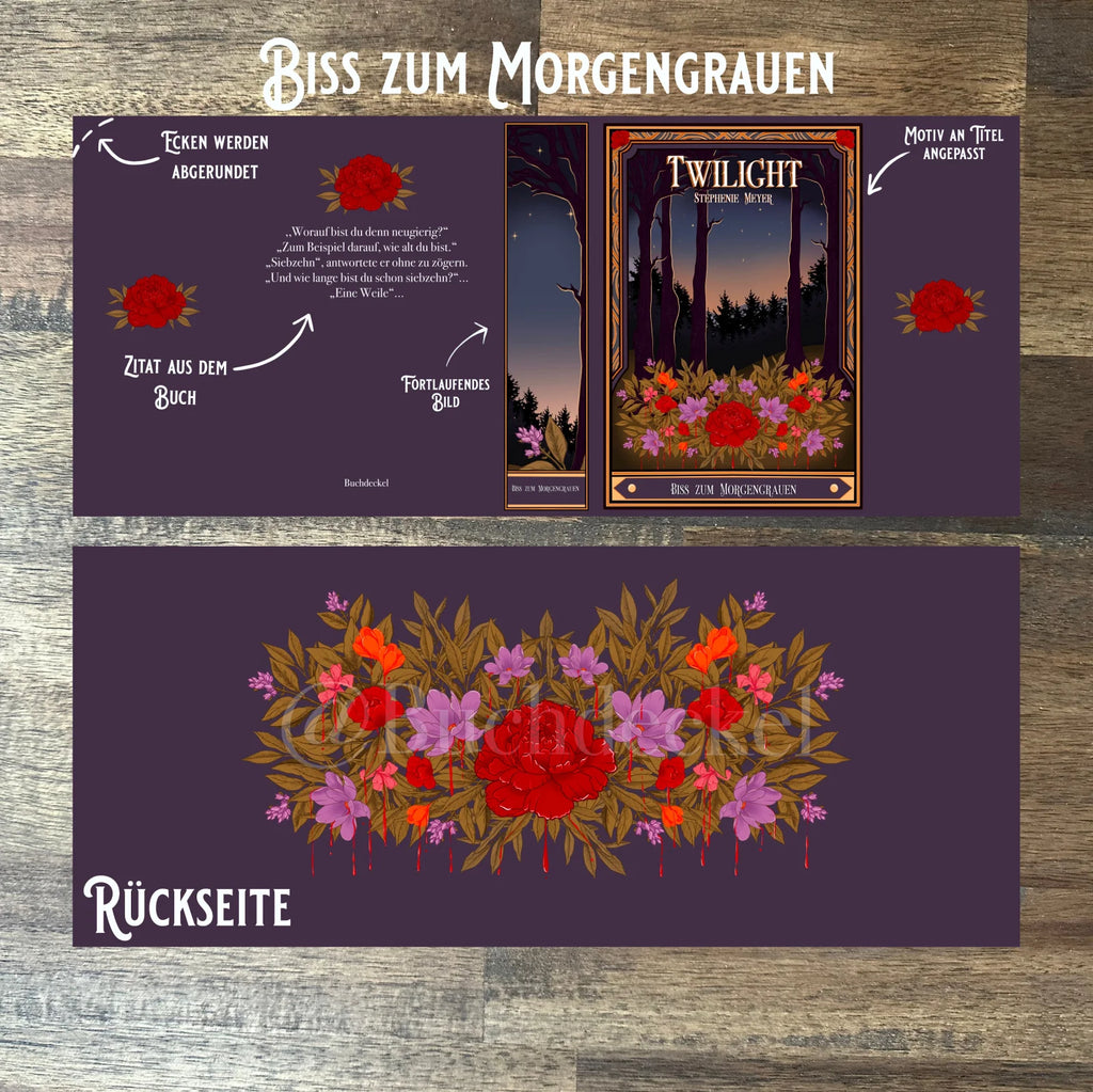 Buchumschläge für die Twilight Bücher
