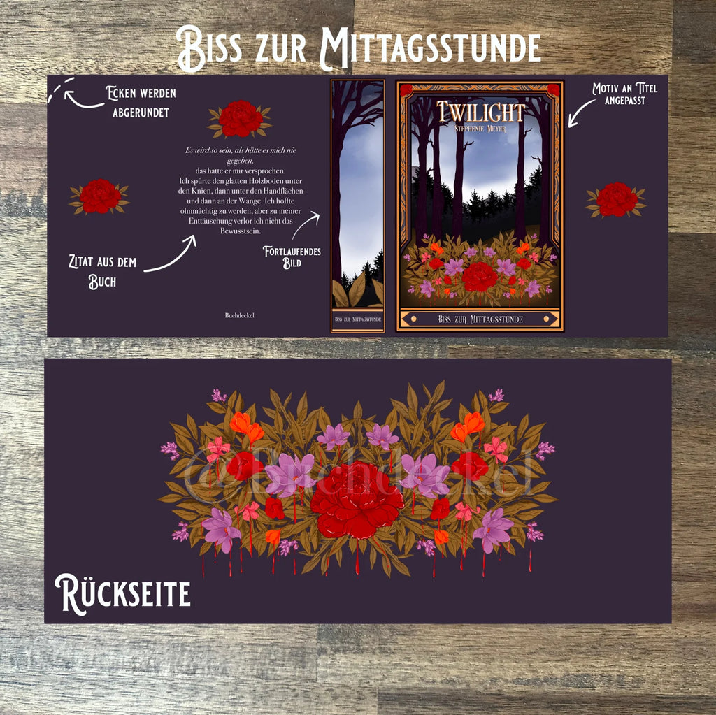 Buchumschläge für die Twilight Bücher