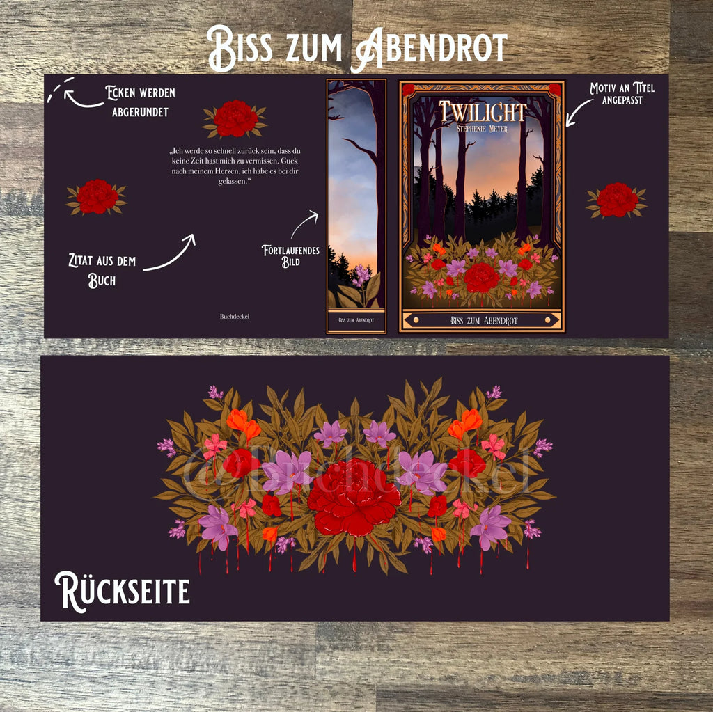 Buchumschläge für die Twilight Bücher