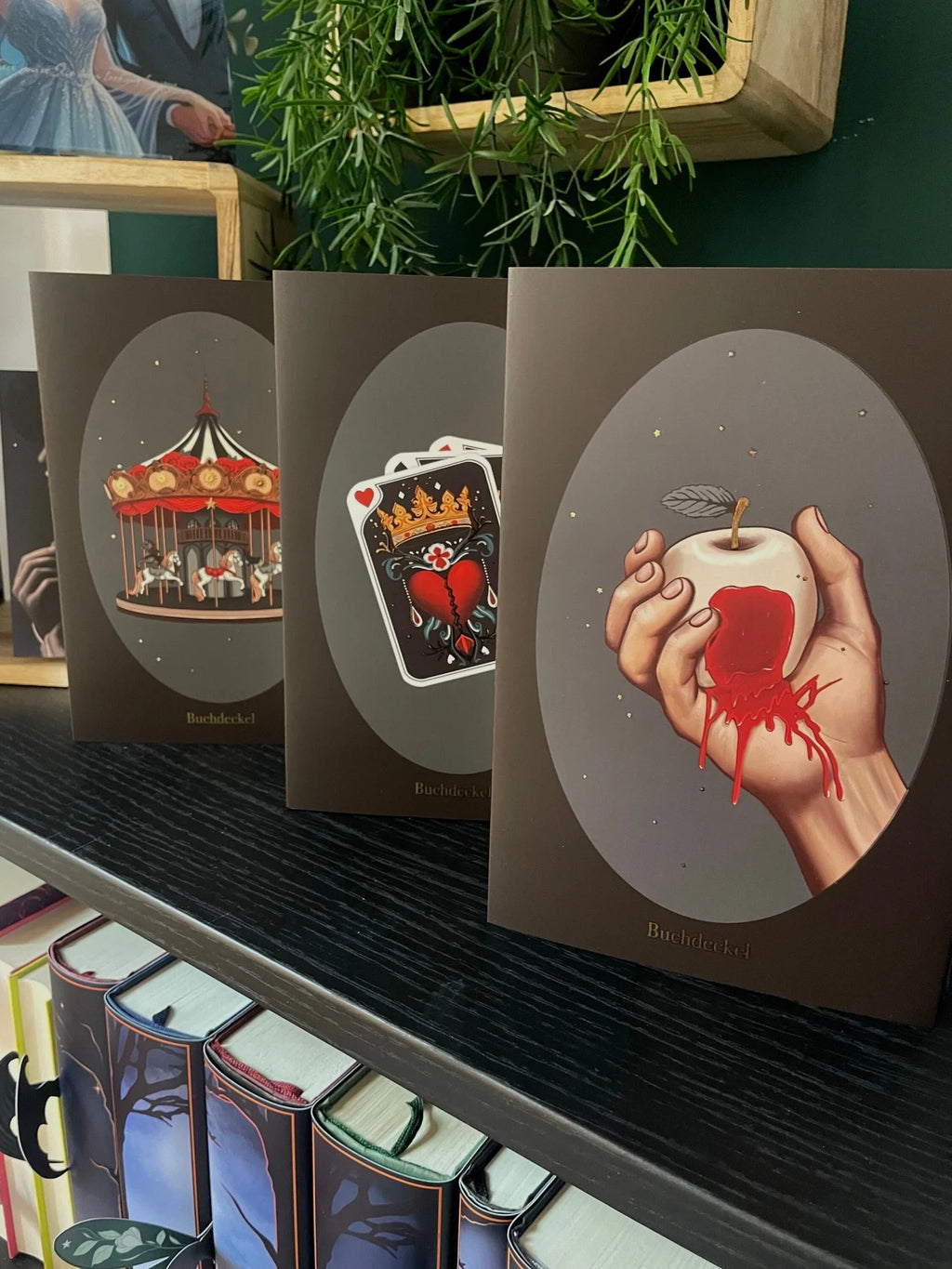 Buchumschläge für die Caraval Reihe