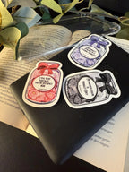 Buchige Sticker Mason Jar