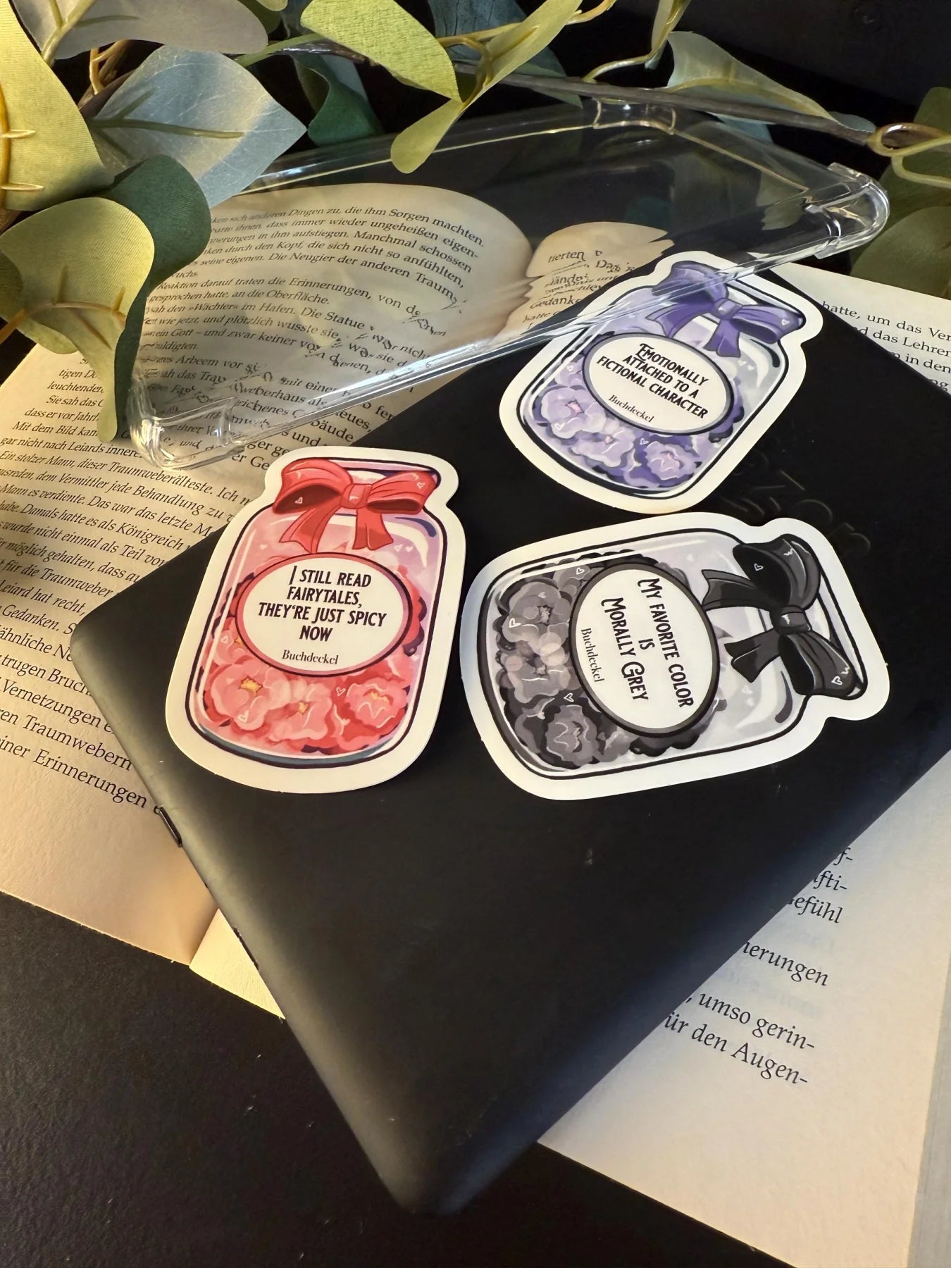 Buchige Sticker Mason Jar