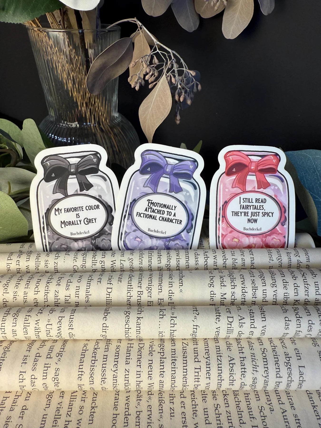 Buchige Sticker Mason Jar