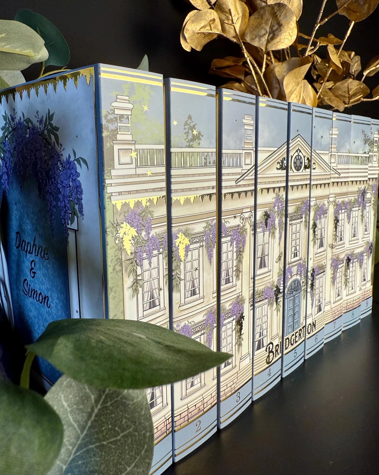 Buchumschläge inspiriert für die Bridgerton Taschenbücher