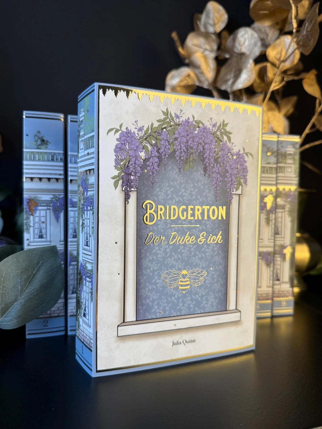 Buchumschläge inspiriert für die Bridgerton Taschenbücher