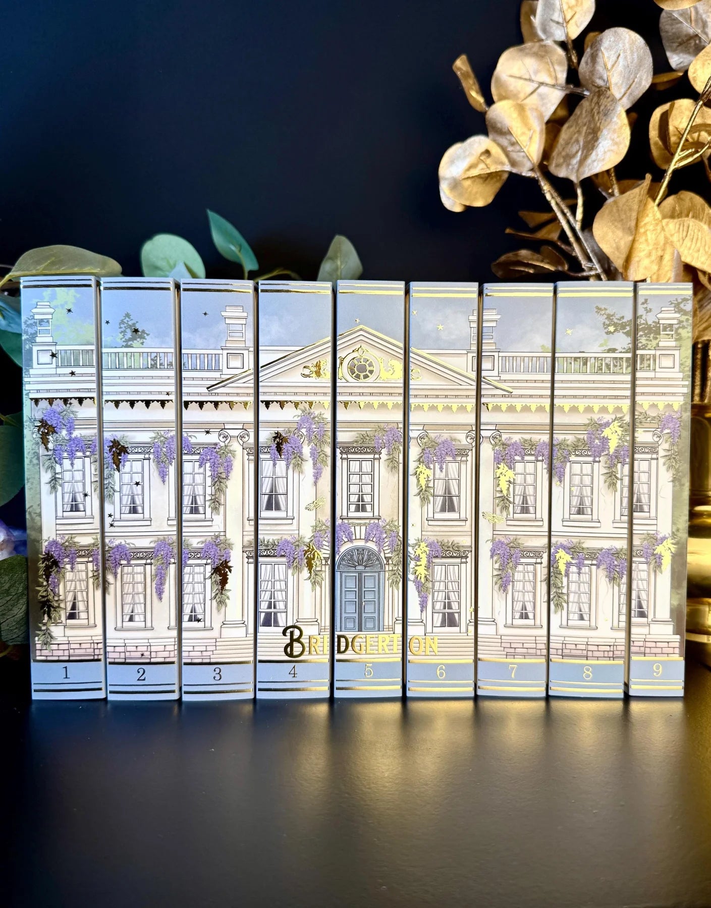 Buchumschläge inspiriert für die Bridgerton Taschenbücher